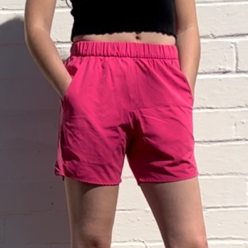 Pink Outdoor Voices Athletic Shorts